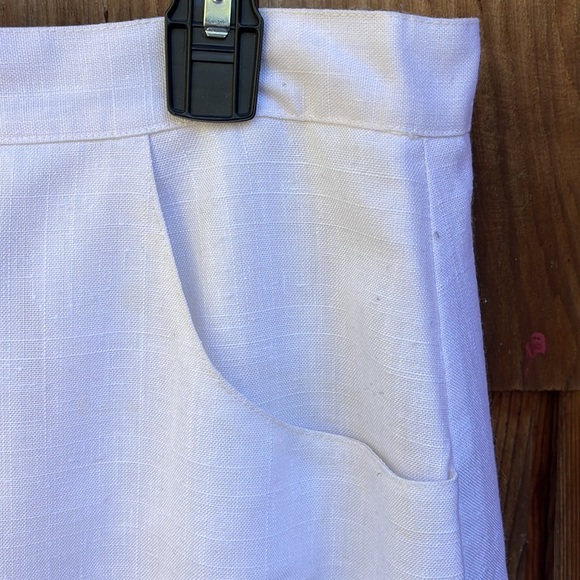 Vintage White Cotton Skirt Size 30 - Picture 4 of 10